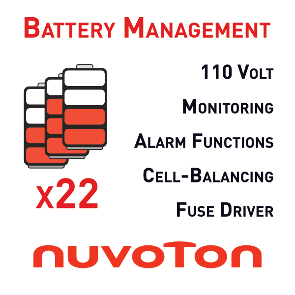 Non-Stackable Battery Monitoring ICs of Nuvoton