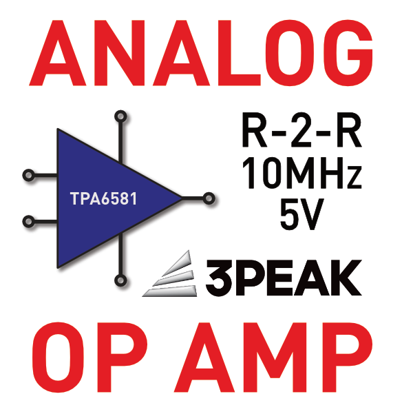 TPA658x – 5V RRIO 10MHz Op Amp