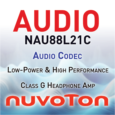 Nuvoton – NAU88L21CYG Audio Codec