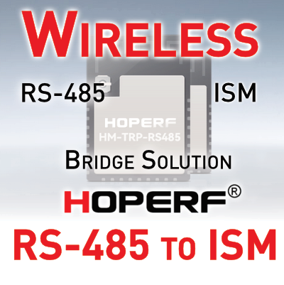 HopeRF – RS485 Wireless Bridge – HM-TRP-RS485