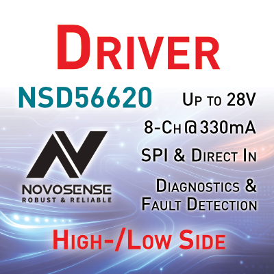 Novosense – NSD56 High-/Lowside Driver Novosense – NSD56 High-/Lowside Driver